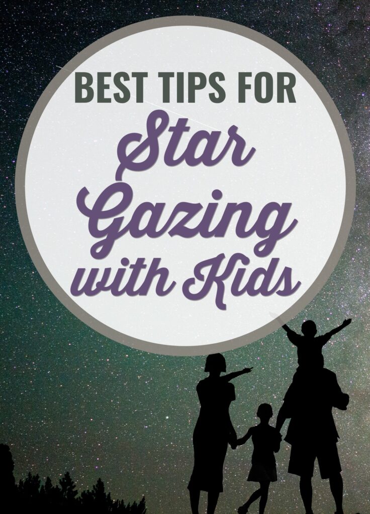 star gazing with kids