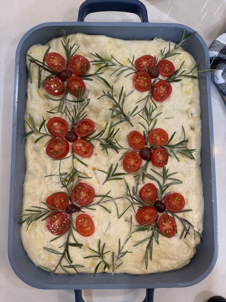 tomato rosemary focaccia bread