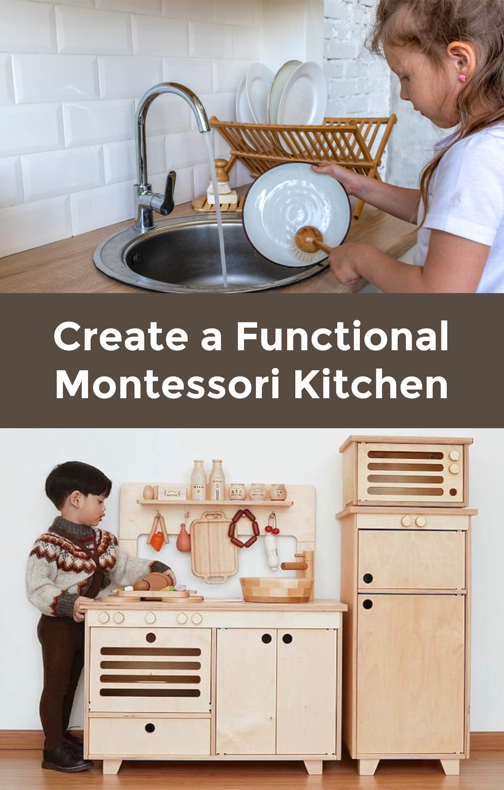 How To Create a Montessori Functional Toddler Kitchen