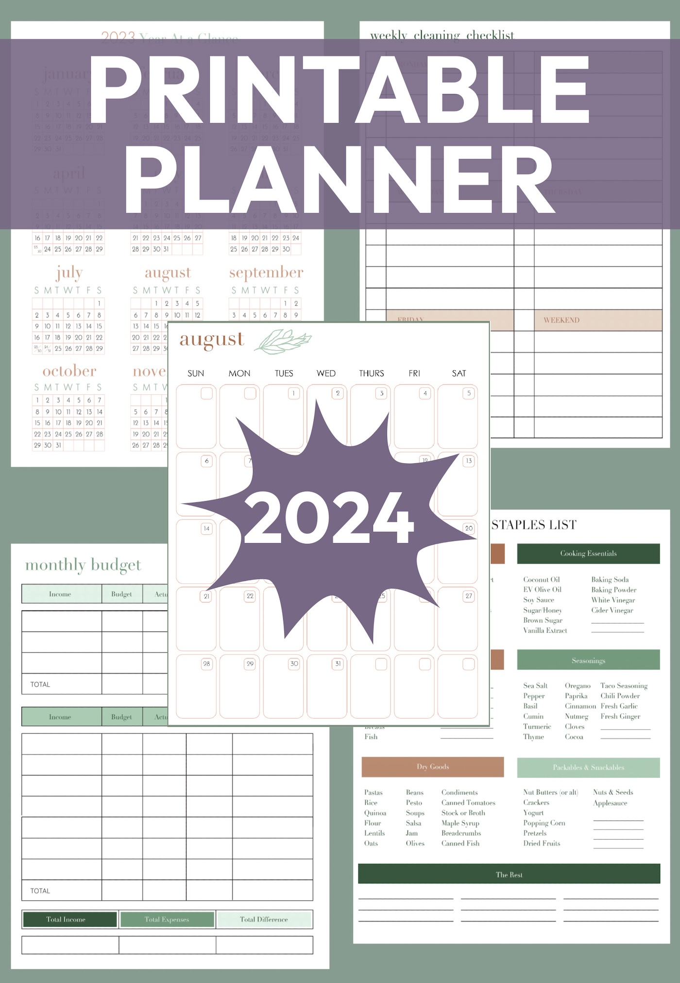 Printable Medical Planner – Farm Girl Designs