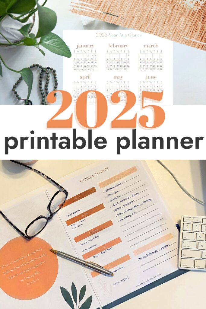 Cute Printable Planner for 2025