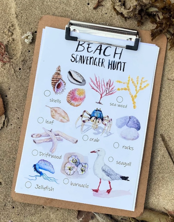 beach scavenger hunt