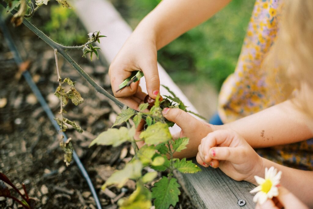 gardening with kids