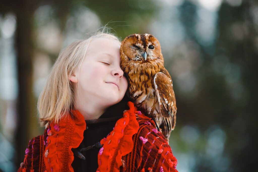 owling with kids