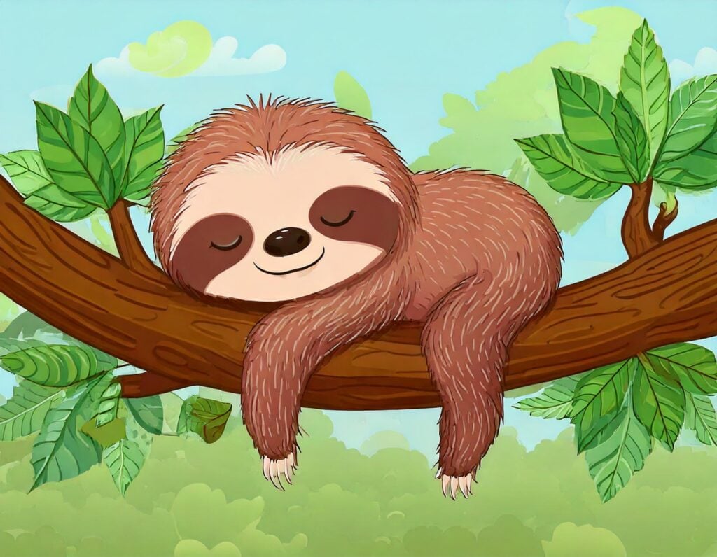 sleepy sloth meditation