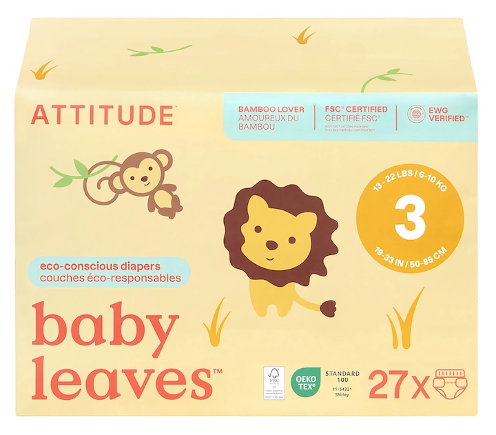 ATTITUDE diapers